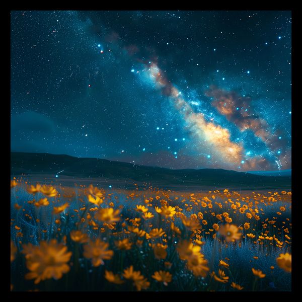 Plakat 40x40cm Nocne Niebiosa zdjęcie 2