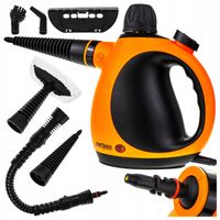 MYJKA PAROWA DO OKIEN FUG TAPICERKI STEAMER PAROWNICA 1100W + KOŃCÓWKI