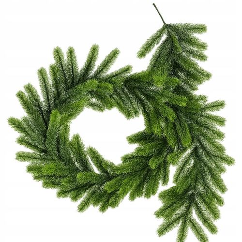 GIRLANDA Świąteczna Świerk PE 200 cm GĘSTA 144 gałązki jak naturalna na Arena.pl