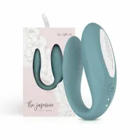 bloom jasmine c-shape zielony - wibrator z technologią swipe