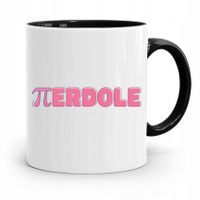 Kubek Czarny Śmieszny Zabawny Pie*Dole! Prezent Z Nadrukiem Ze Zdjęciem