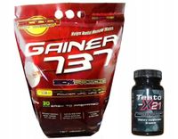 Testo-x21 + Gainer 737 3kg zestaw na masę i siłę