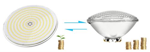 UŻYWANA Lampa basenowa płaska LED LyLmLe ‎R-PL01 PAR56 35W IP68 RGB 12V na Arena.pl
