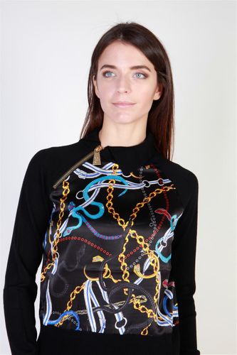 Cavalli Class sweter damski czarny 46 na Arena.pl