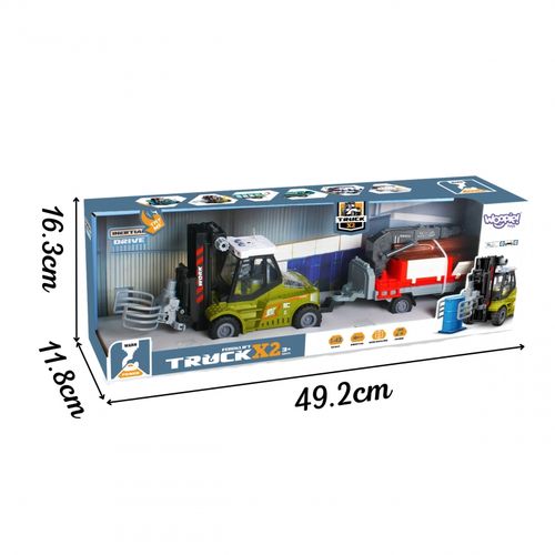 WOOPIE Wózek Widłowy Zaciskowy z Przyczepą Dźwięki Światła na Arena.pl