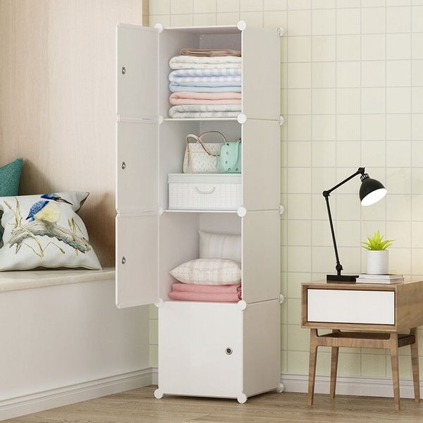 SZAFA MODUŁOWA GARDEROBA UBRANIOWA BIAŁA REGAŁ zdjęcie 2