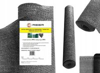 SIATKA 160g CIENIUJĄCA MASKUJĄCA 95% OSŁONA NA OGRODZENIE 1,5x25m ANTRACYT