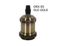 OPRAWKA E27 DEKORACYJNA STARE ZŁOTO