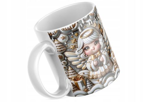 Świąteczny Kubek - Na Prezent - NOWOŚĆ - HIT - Bestseller - ANIOŁEK na Arena.pl