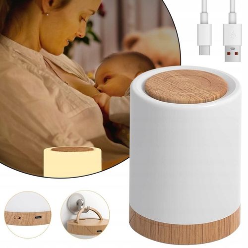 LAMPKA NOCNA LED, DOTYKOWA, ŚCIEMNIANA, LAMPA STOŁOWA LED, LAMPKA na Arena.pl