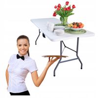 Stół Cateringowy Składany Imprezowy Turystyczny Bankietowy 180 cm