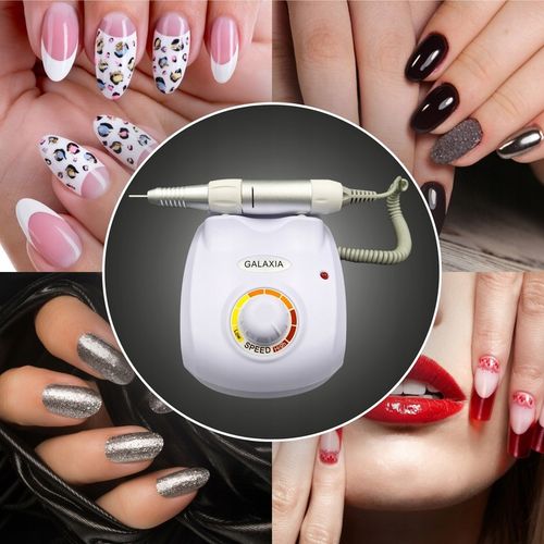 FREZARKA DO PAZNOKCI 65W Do Manicure i Pedicure PROFESJONALNA MOCNA + FREZY na Arena.pl