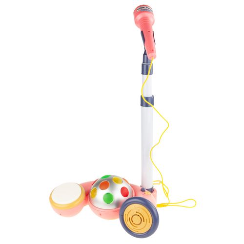 RJ2835 MIKROFON KARAOKE NA STATYWIE KULA DISCO MP3 DLA DZIECI MAŁA GWIAZDA na Arena.pl