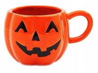 KUBEK DUŻY KUBECZEK JESIENNY HALLOWEEN DYNIA 600ml POMARAŃCZOWY PUMPKIN s
