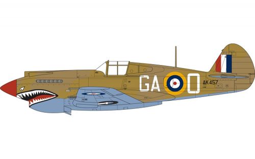 Airfix Curtiss Tomahawk Mk.IIB na Arena.pl