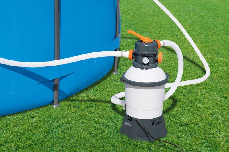 Pompa do basenu PIASKOWA 3028 l/h FILTR Bestway 85 W zdjęcie 2