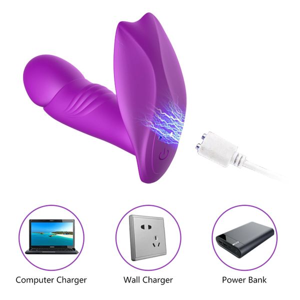 Stymulator - B - Series - Silicone Panty Vibrator Usb 7 Function / Heating zdjęcie 6