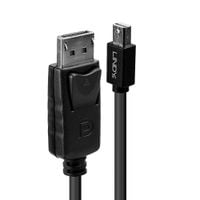 Lindy Mini DP to DP Cable, Black, 2m