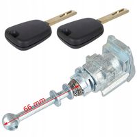 Wkładka Zamka Drzwi Przód Lewa i Klucze 2 szt Zamiennik do Peugeot 407 SW