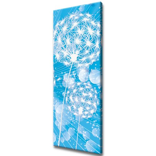 Obraz 40X100 Dmuchawce Abstrakcja Błękitne Tle na Arena.pl