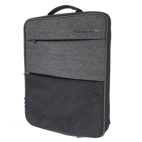 pojemny plecak z suwakiem powiększającym podróżny na laptopa do samolotu na Arena.pl