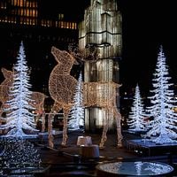 lampki choinkowe świąteczne 300 led biały zimny