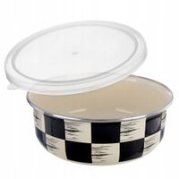 Miska emaliowana z pokrywką 15,5 cm, 800 ml