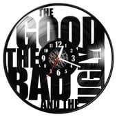 Zegar ścienny z płyty winylowej The good the bad the ugly 174.14