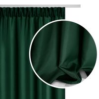 Zasłona gotowa na taśmie VIVA 140x270 półzaciemniająca butelkowa