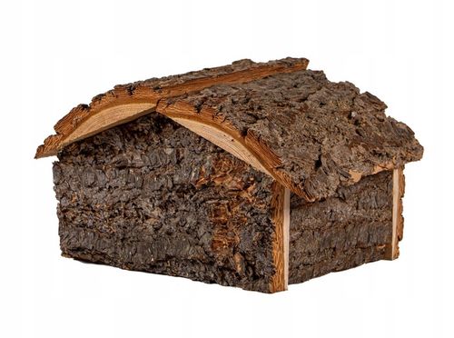 Domek dom schronienie drewniany dla jeża budka lęgowa legowisko na Arena.pl