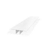 H-profil łączący 2000mm poliwęglan mleczny 4mm