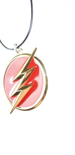 Piękny naszyjnik flash dc comics na Arena.pl