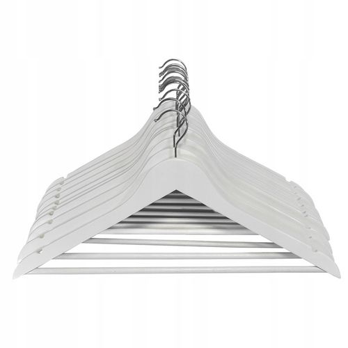 10SZT WIESZAK DREWNIANY ZESTAW WIESZAKI DREWNIANE UBRANIA GARDEROBY na Arena.pl