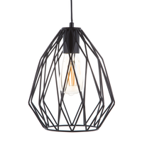 Lampa wisząca metalowa czarna MAGRA