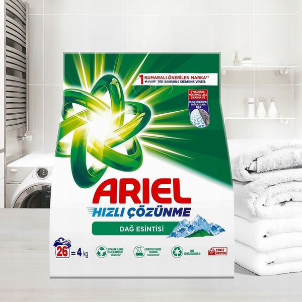 Ariel proszek do prania białego 4 kg zdjęcie 3