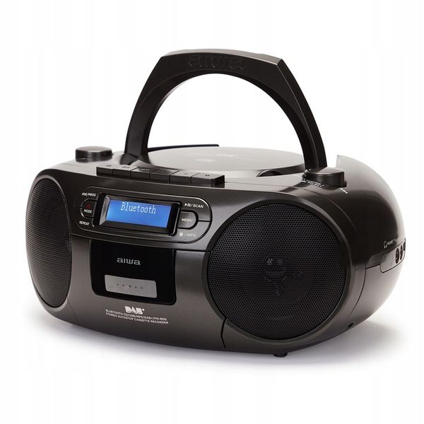 BOOMBOX RADIOODTWARZACZ BLUETOOTH DAB+ MAGNETOFON PILOT AIWA BBTC-660DAB/BK zdjęcie 2