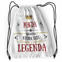Plecak Dla Magdy Sportowy Szkolny Worek Torba Z Nadrukiem Ze Zdjęciem