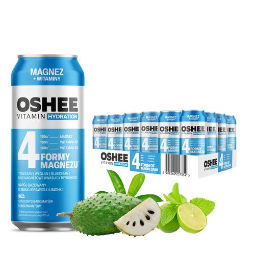 24x OSHEE Vitamin Hydration 4 Formy Magnezu 500 ml na Arena.pl