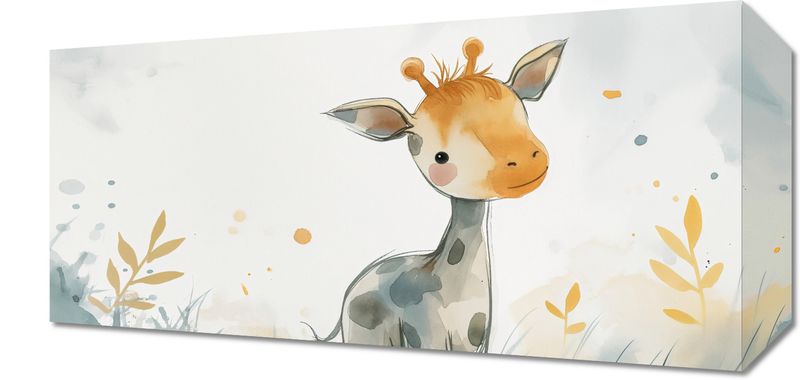 Obraz 40x20cm Mała Żyrafka zdjęcie 1