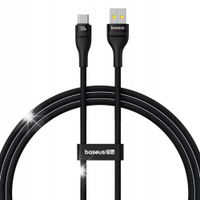 Baseus mocny wytrzymały kabel 1m USB USB-C oplot 100W 20V 5A 100cm czarny