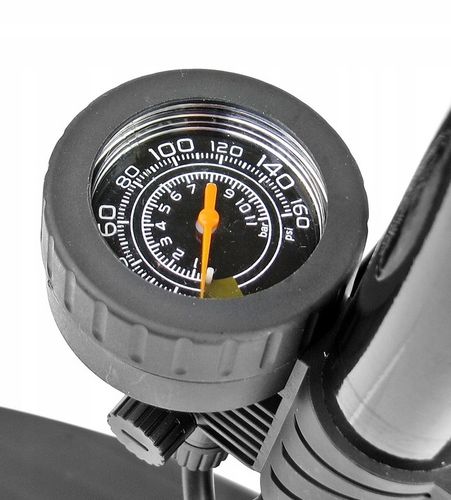 STACJONARNA POMPKA ROWEROWA METALOWA Z MANOMETREM RĘCZNA DO ROWERU PIŁEK na Arena.pl