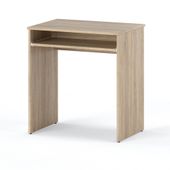 Biurko Drewniane Małe Komputerowe Miejsce Na Klawiaturę Szkolne 68cm Sonoma