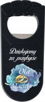 OTWIERACZ Z NADRUKIEM UV podziękowanie dla gości NA WESELE duży wybór