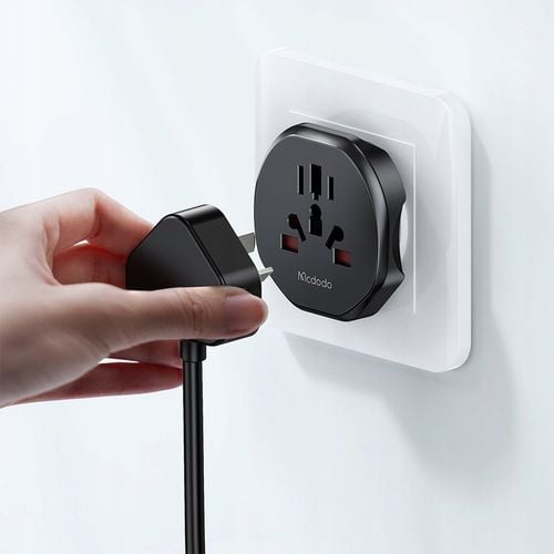 MCDODO ADAPTER PODRÓŻNY PRZEJŚCIÓWKA ANGIELSKA WTYCZKA EU DO USA EU US na Arena.pl