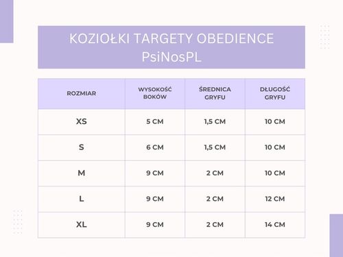 Koziołek APORT obedience psa treningów KOLOR M na Arena.pl