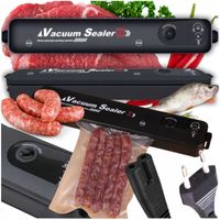 PRÓŻNIOWA PAKOWARKA ZGRZEWARKA DO FOLII ŻYWNOŚCI JEDZENIA + 10SZTUK WORKÓW