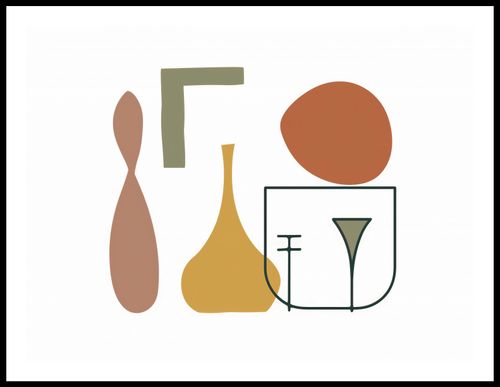 Plakat 80x60cm Naczynia na Arena.pl