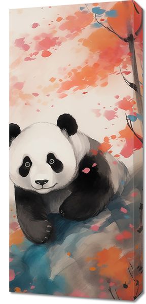 Obraz 40x90cm Panda wśród Klonów zdjęcie 1