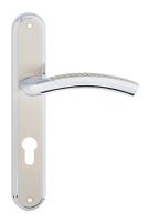 KLAMKA DRZWIOWA EVA 72MM WKŁADKA KOLOR CHROM