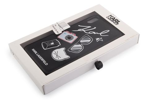 KARL LAGERFELD HARDCASE - iPhone XS Max - BLACK PINS na Arena.pl